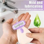 Travel Razor for Women, Pink Disposable Travel Razor Kit Sensitive Skin Razors for Women Business Travels Vacation Essentials - Image 2