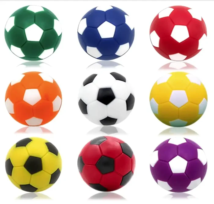 OuMuaMua Foosball Table Balls 1.42 Inch Soccer Balls for Tabletop Game Foosball Table World Cup Accessory Replacements - Image 1