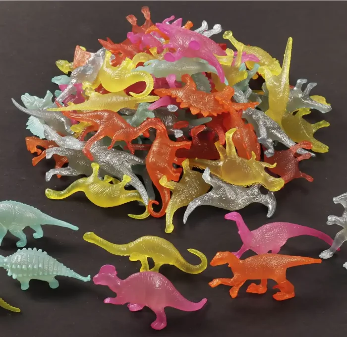 1_副本-4-1.webp OuMuaMua 78pcs Glow in the Dark Dinosaur Toys Set, Mini Plastic Realistic Dinosaur Figures Glow Toys for Kids Goody Bag Stuffers, Dinosaurs Theme Party Favors Supplies - Image 1