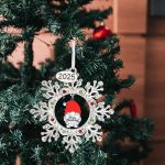 2026 Dated Metal Snowflake Gnome Christmas Ornaments for Tree Decorations DIY Craft Winter Snowflake Keepsake Gifts Home Party Decor - Image 4