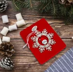 2026 Dated Metal Snowflake Gnome Christmas Ornaments for Tree Decorations DIY Craft Winter Snowflake Keepsake Gifts Home Party Decor - Image 3