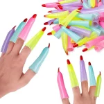 40Pcs Witches Fingers Glow in The Dark Fake Monster Fingers for Kids Finger Reading Pointer Halloween Party Favors Witch Costume Accessories Fake Nails Trick or Treat Gifts