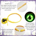OuMuaMua Kids Halloween Party Favors Zipper Bracelets, 28 Pack Glow in the Dark Halloween Zipper Wristbands for Kids Gifts, Giveaways,Goodie Bag Fillers - Image 3
