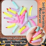 40Pcs Witches Fingers Glow in The Dark Fake Monster Fingers for Kids Finger Reading Pointer Halloween Party Favors Witch Costume Accessories Fake Nails Trick or Treat Gifts - Image 5